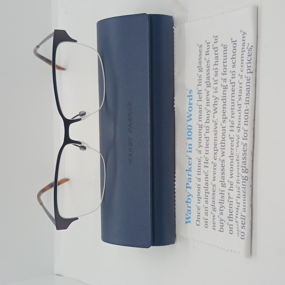 RX-ABLE WARBY PARKER EYEGLASS FRAMES JAMES W2306 BLACK